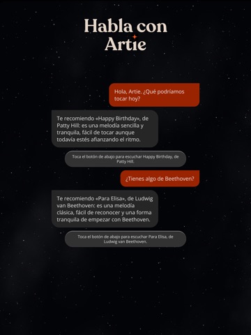 Artie: Aprende piano con IA iPad screenshot 6