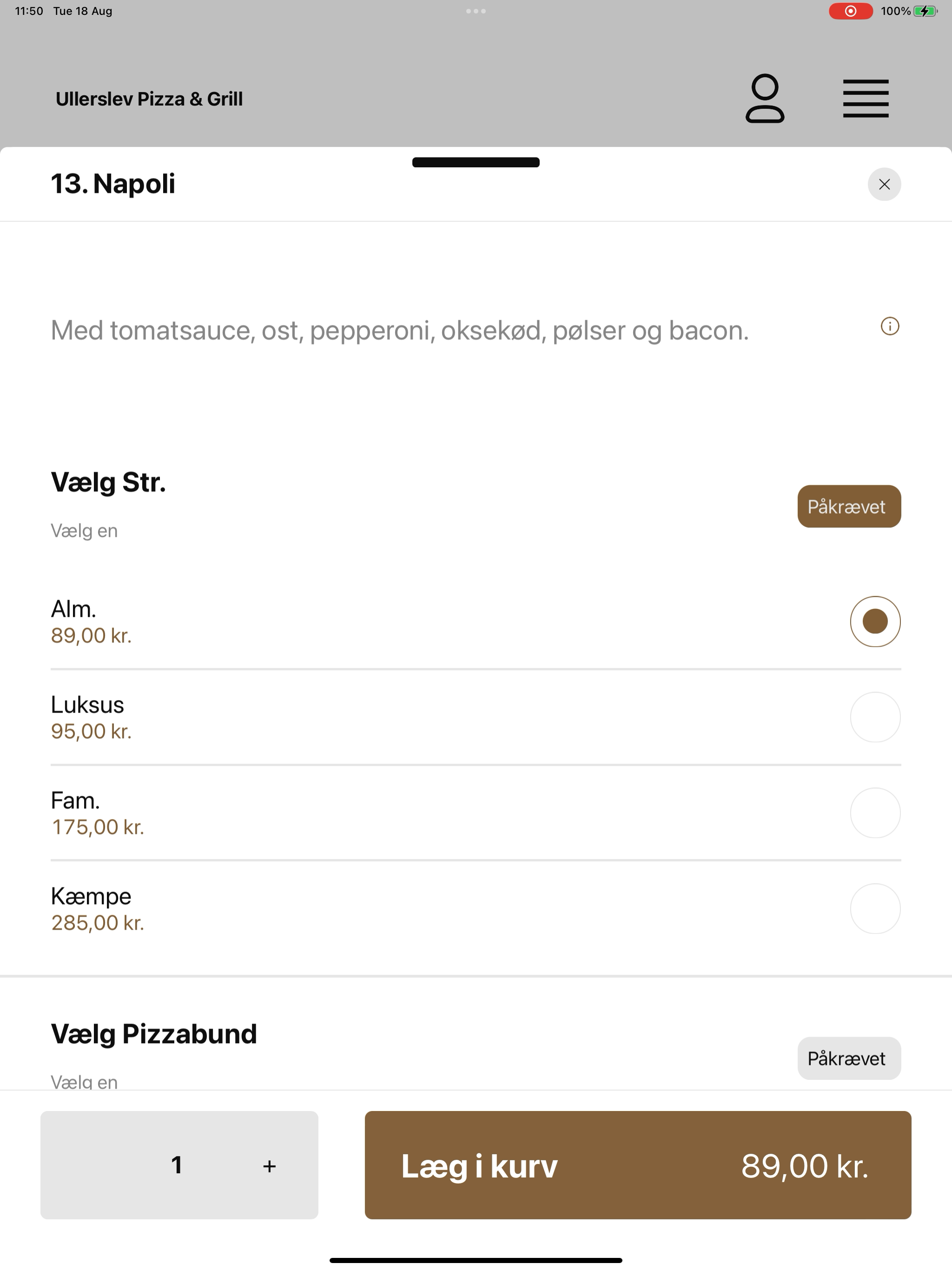 Ullerslev Pizza & Grill 5540 screenshot 15