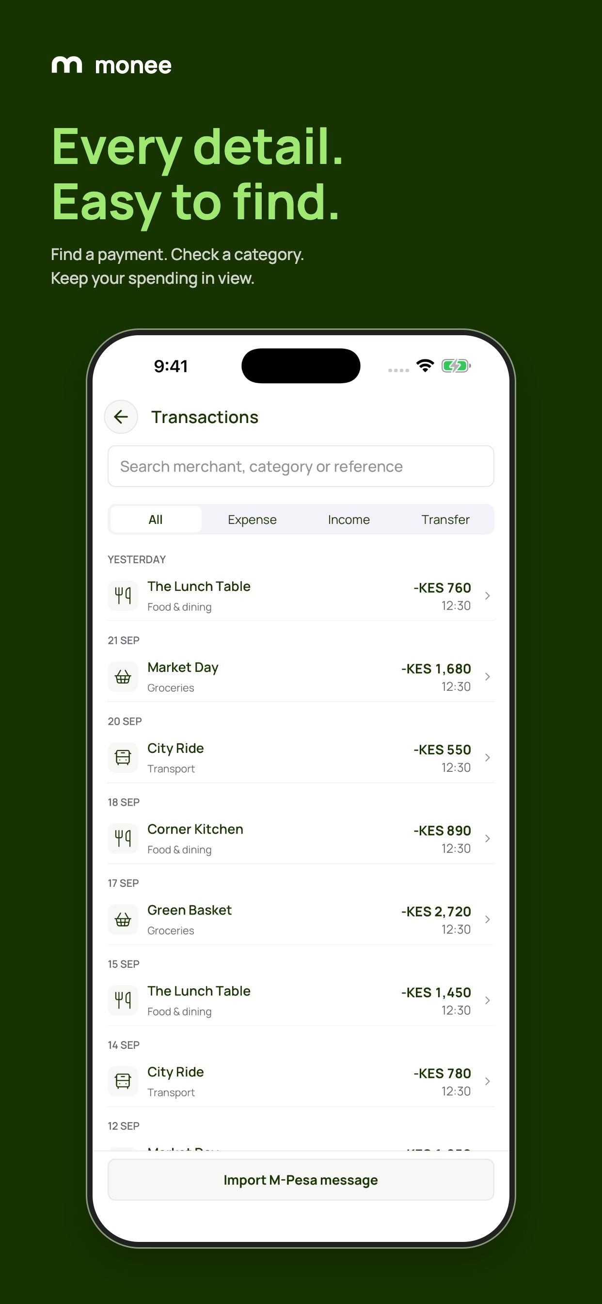 Screenshot 4 of Monee: Expense Tracker