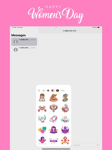 International Womens Day iPad screenshot