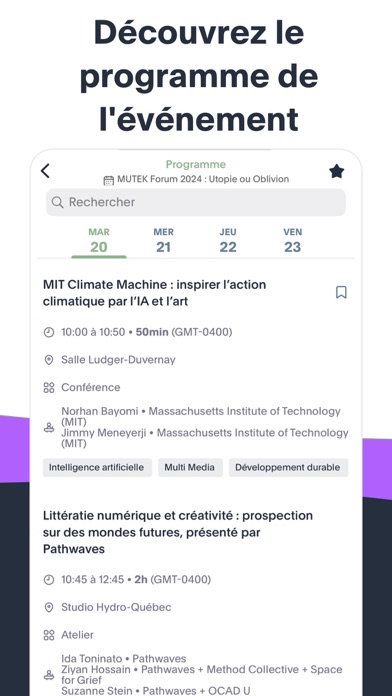 Screenshot #2 pour MUTEK Forum