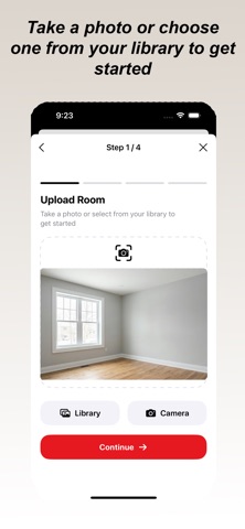 HomeAI Room Interior iPhone screenshot