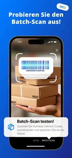 Screenshot von QR Code Scanner Air · Barcode auf dem iPhone 4