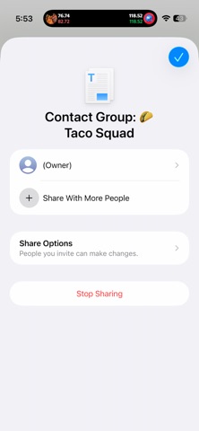Vibe Stories - ZoneSharing iPhone screenshot