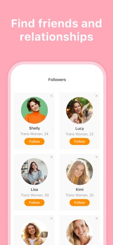 TransPal - Transgender Dating iPhone screenshot