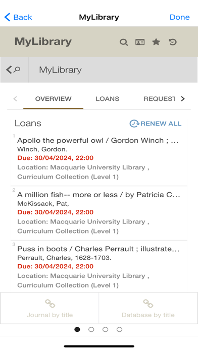libMQ Macquarie Uni Library Screenshot