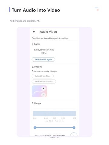 Segra - Audio Cutter & Merger iPad screenshot
