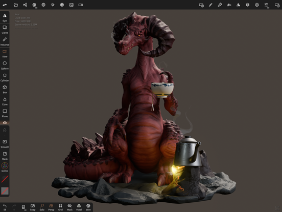 Screenshot #4 pour Nomad Sculpt