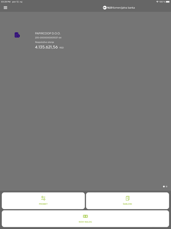 Screenshot #4 pour NLB mBizKlik Srbija