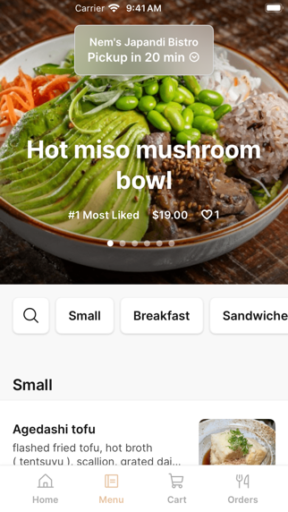 App screenshot