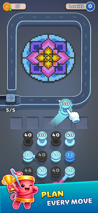 Yarn Out - Loop Puzzle Screenshot 1 of 5