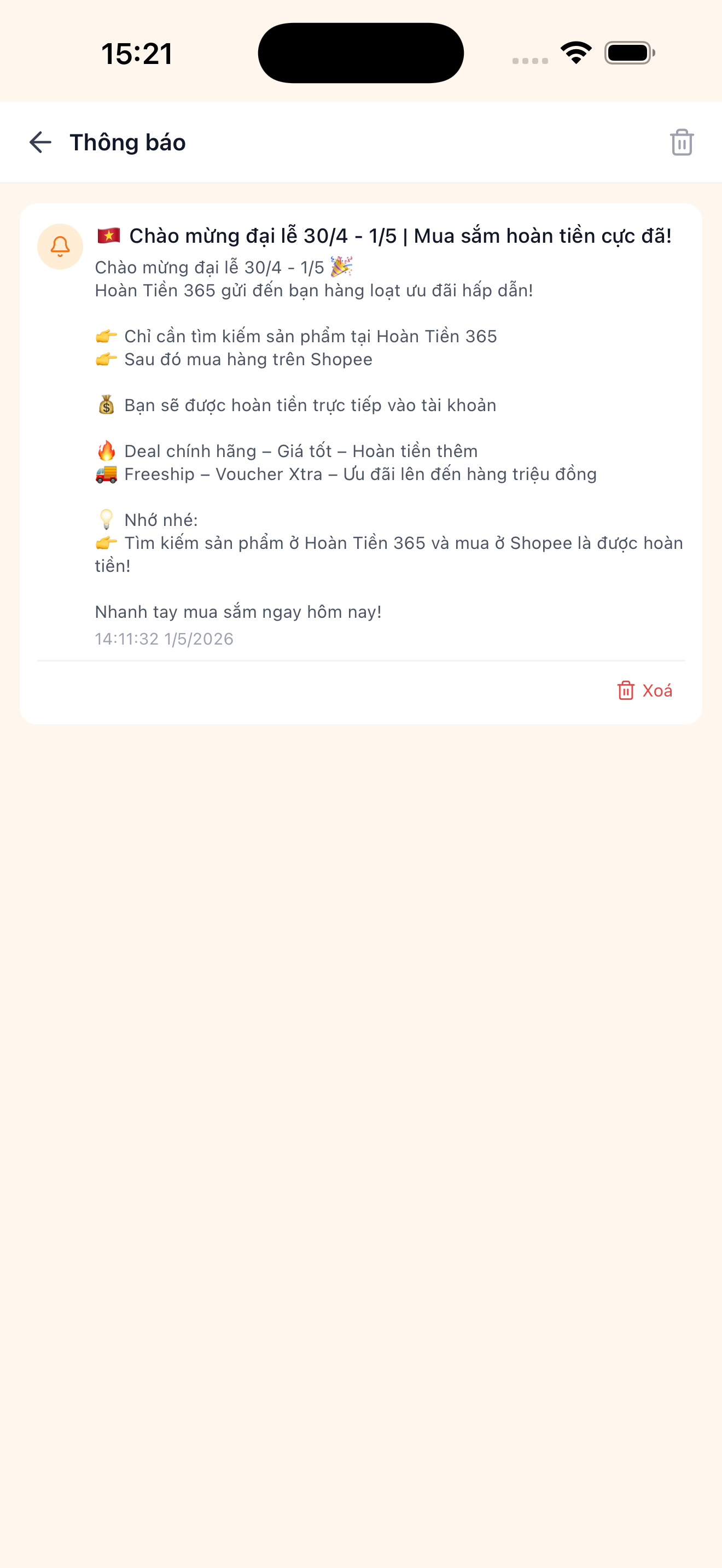 Hoàn Tiền 365 screenshot 8