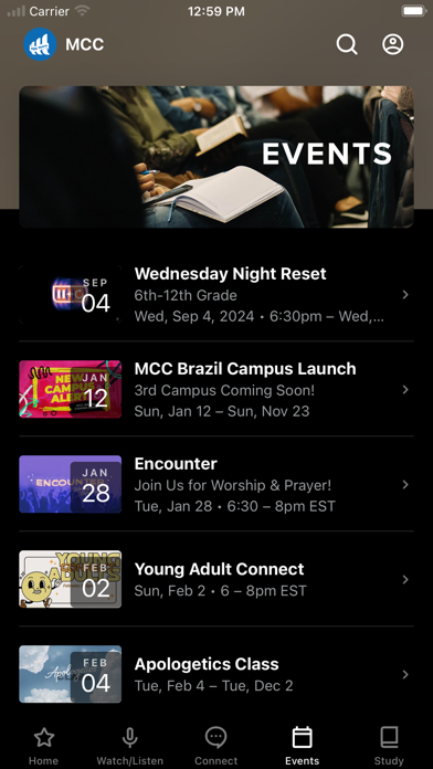 Maryland Community Church Screenshot