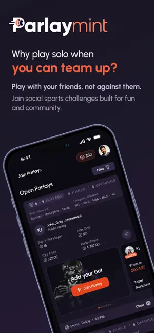 Parlaymint screenshot 1