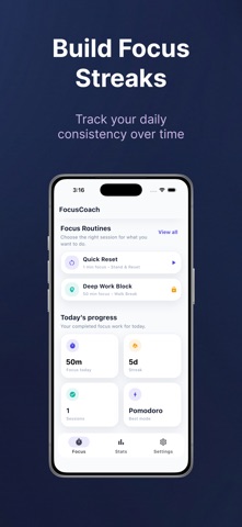 FocusCoach: Deep Work Timer screenshot