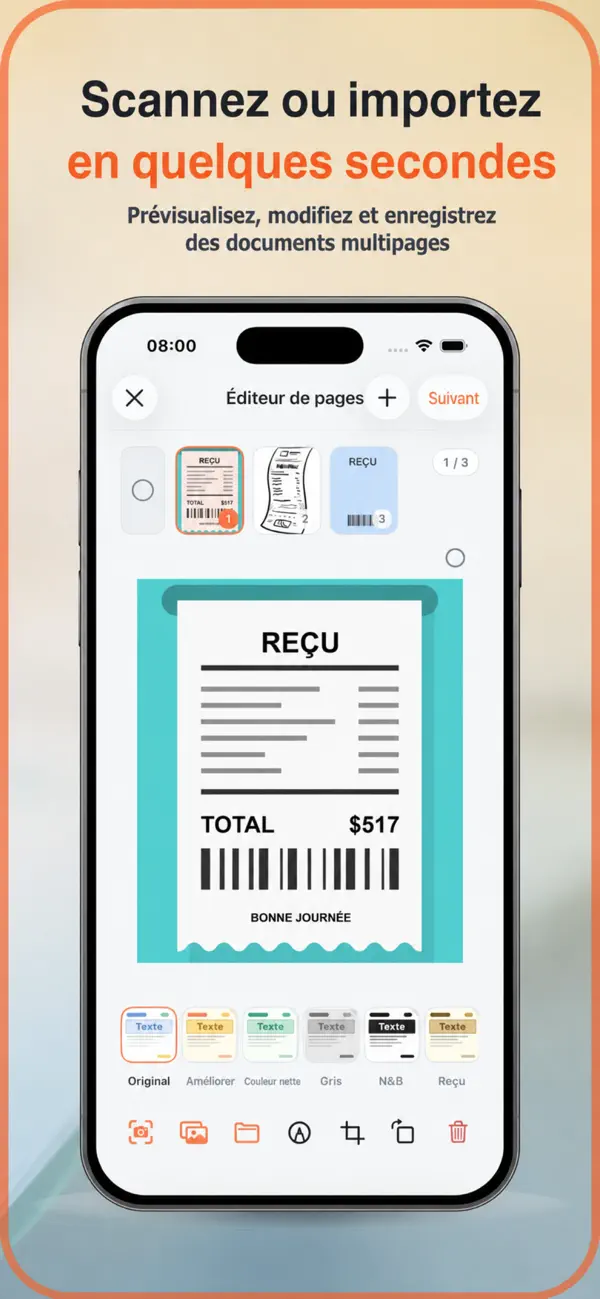 Screenshot #2 pour SignumScan: Organiseur docs