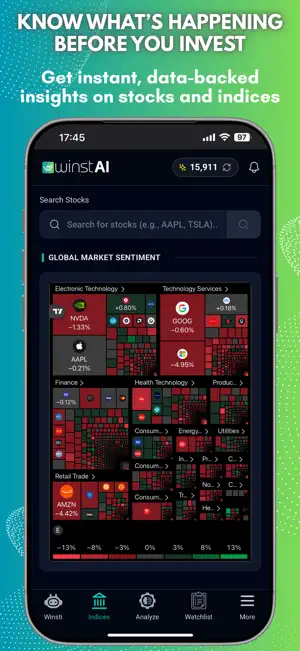 WinstAI - AI Stock Analysis screenshot 1