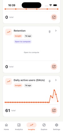 HogPilot: PostHog Analytics iPhone screenshot