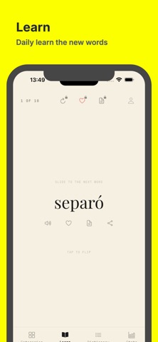 Spanish Words | Palabras iPhone screenshot