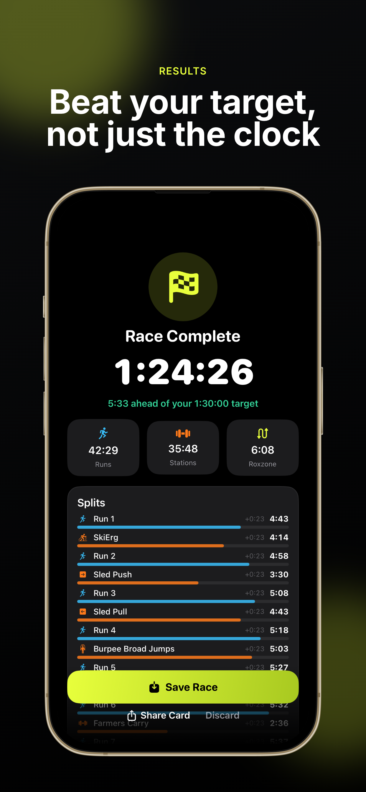 Hyrox Race Tracker: RoxLane screenshot 4