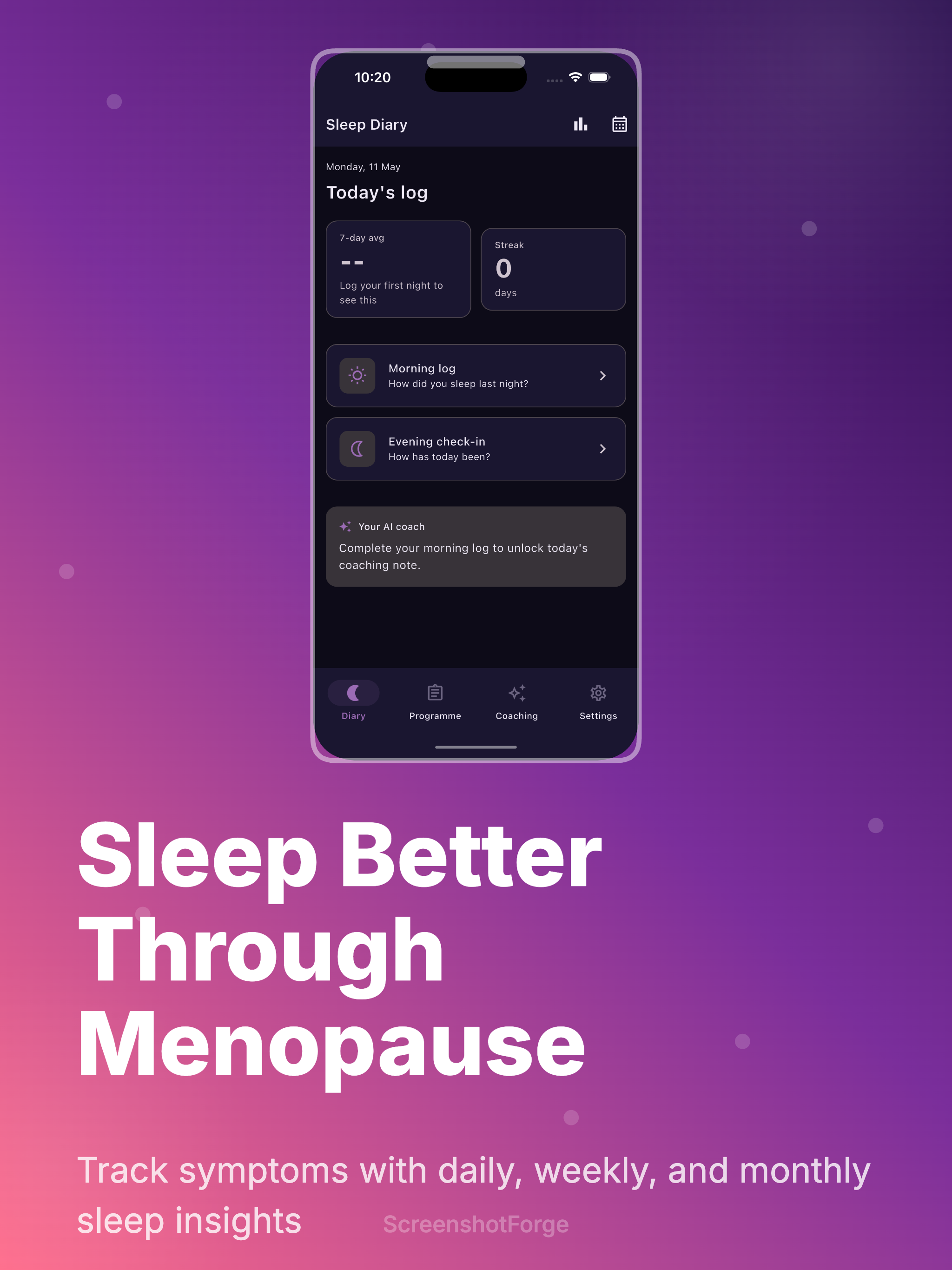 Somnaro: Menopause Sleep App