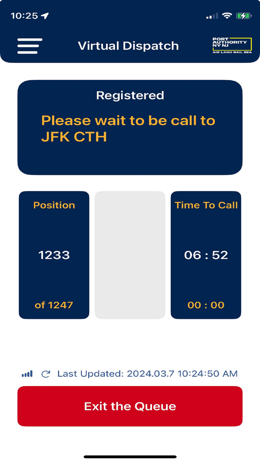 #4. PANYNJ Virtual Taxi Dispatch (iOS) By: Port Authority NY/NJ