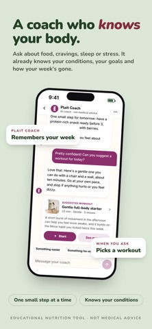 Plait: Menopause Coach Screenshot 2 of 7