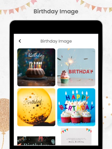 Birthday Photo Editor & Frame iPad screenshot