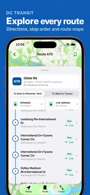 DC Transit: WMATA Bus & Metro screenshot 3