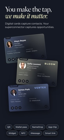 Mētan: Digital Business Card screenshot