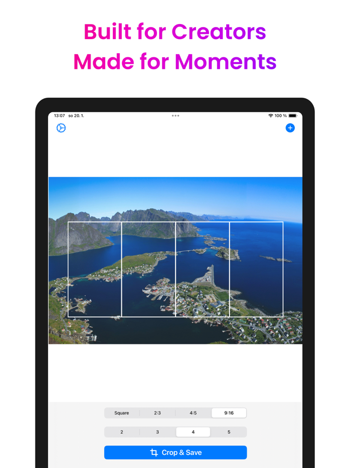 Panorama Split Photo Editor