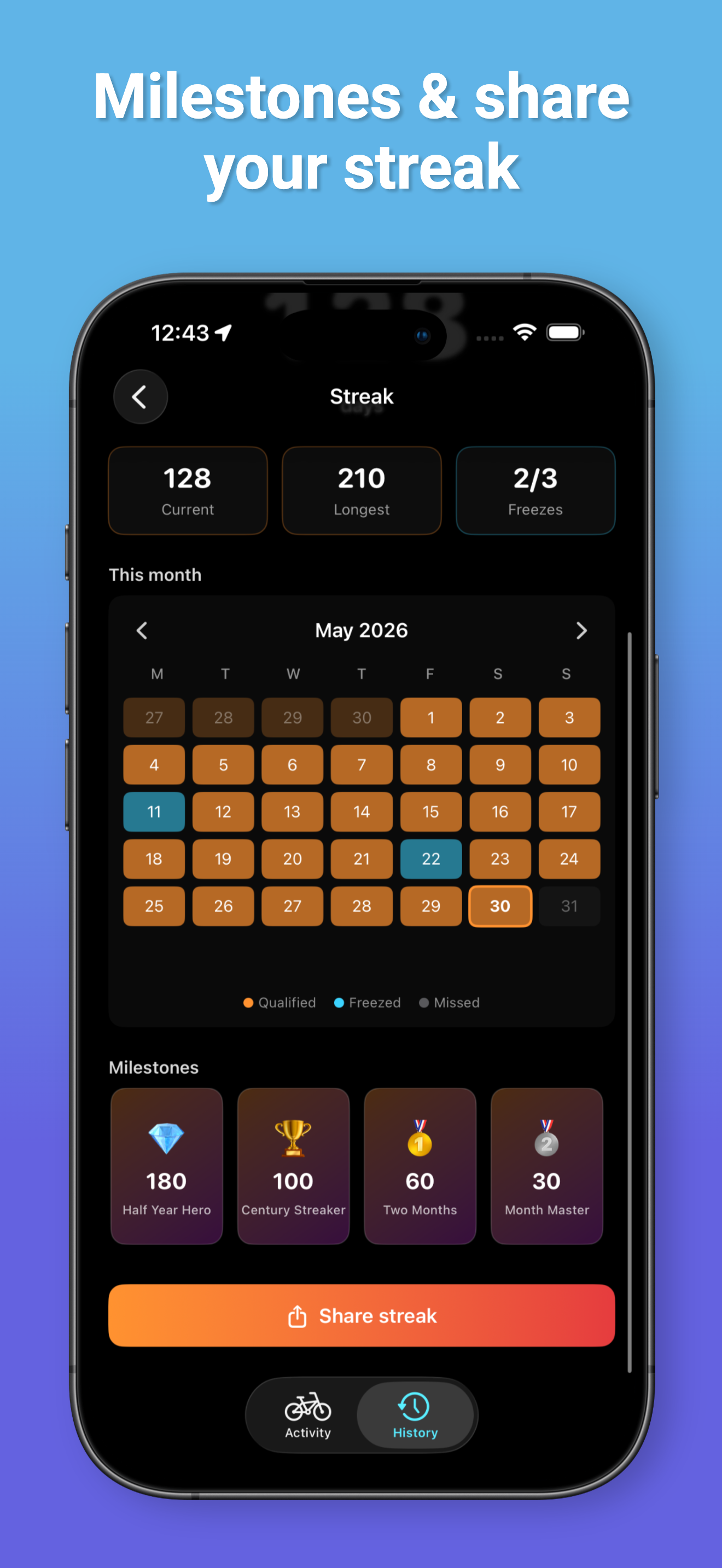 RideMeter: Bike, Run & Walk