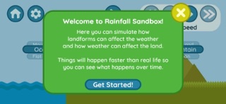 Rainfall Sandbox iPhone screenshot