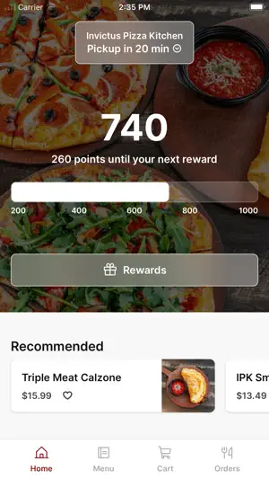 Invictus Pizza Kitchen screenshot 1