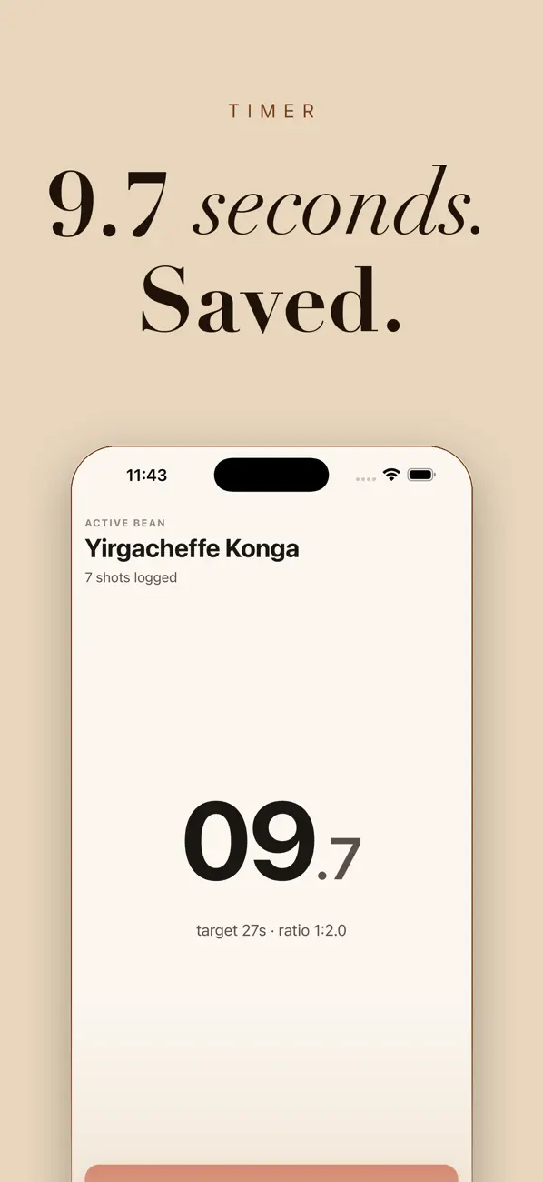 Screenshot #2 pour Pull Espresso Log