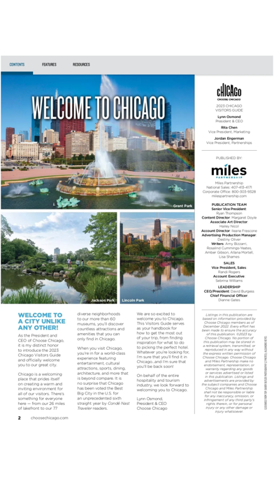 Chicago Official Visitor Guide Screenshot