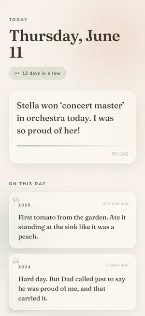 Everline Daily Journal screenshot 2