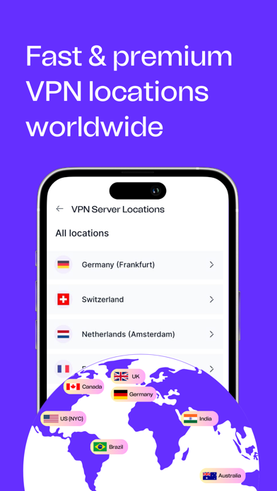 Screenshot #2 pour VPN-Fast & Secure by Safehouse