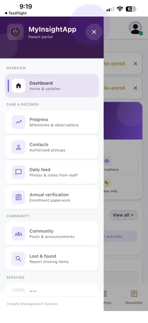 My Insight App | Daycare screenshot 2