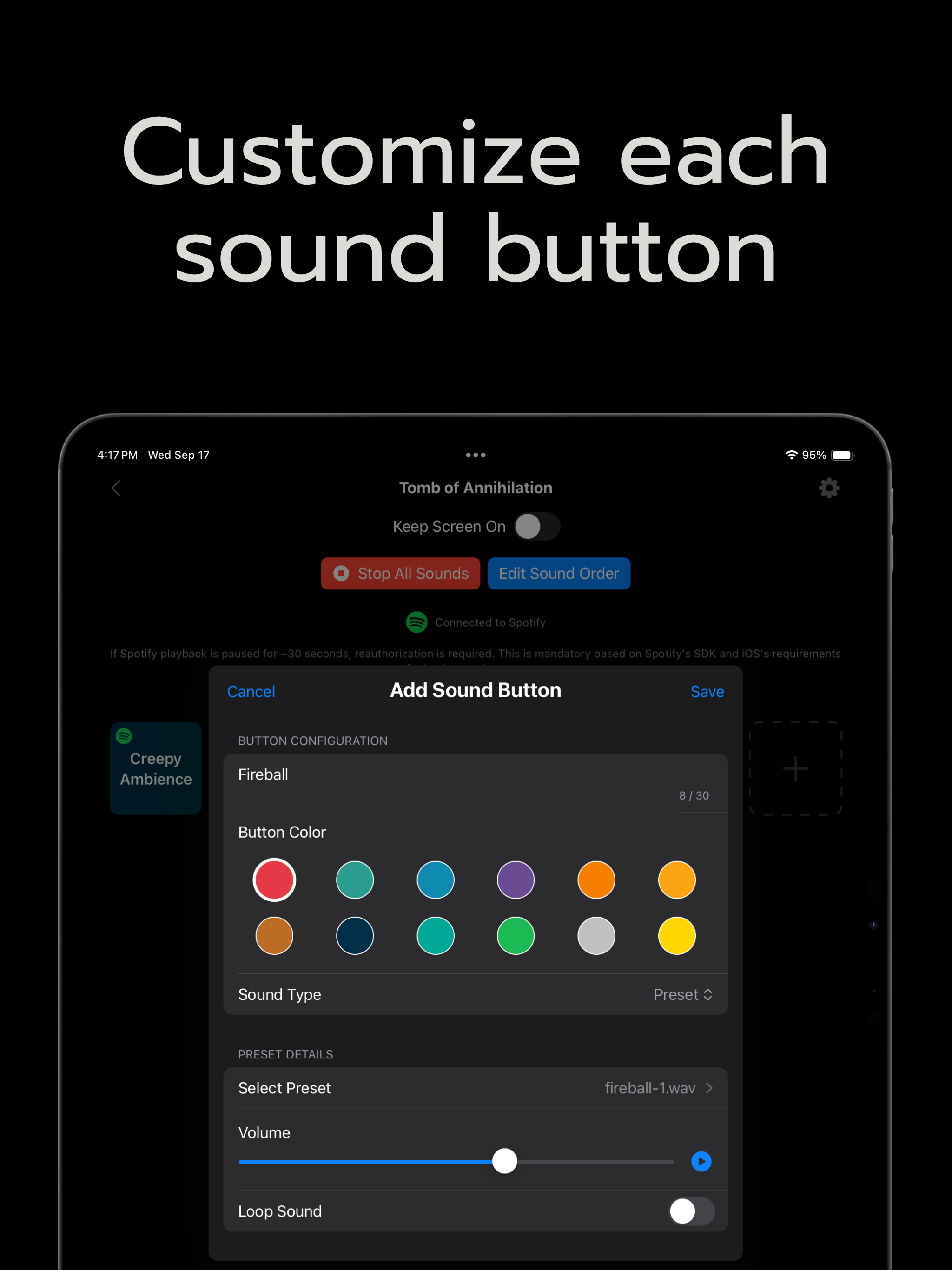 Dungeon Soundboard