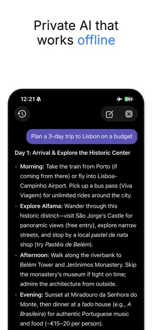 Shush: Offline Private AI Chat screenshot 1
