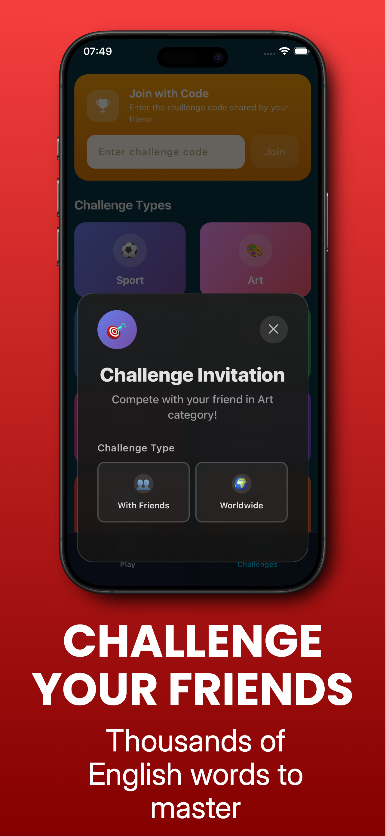 WordChallenge: English Games