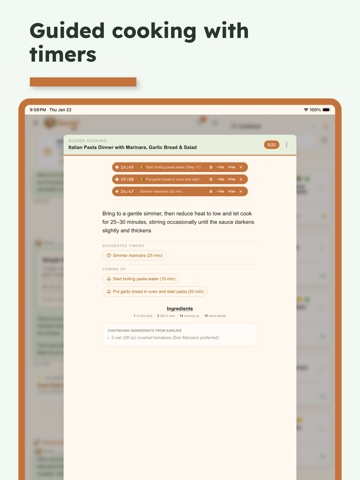 Sousy iPad screenshot