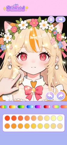Slimaid Princess Magic Colors iPhone screenshot