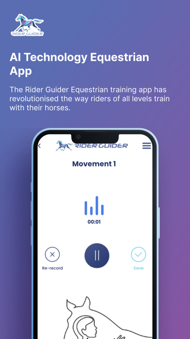 Rider Guider Equestrian App Screenshot