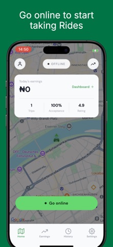 RydaGo.ng Driver screenshot