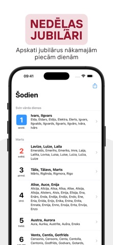 Latviesu Vardadienas screenshot