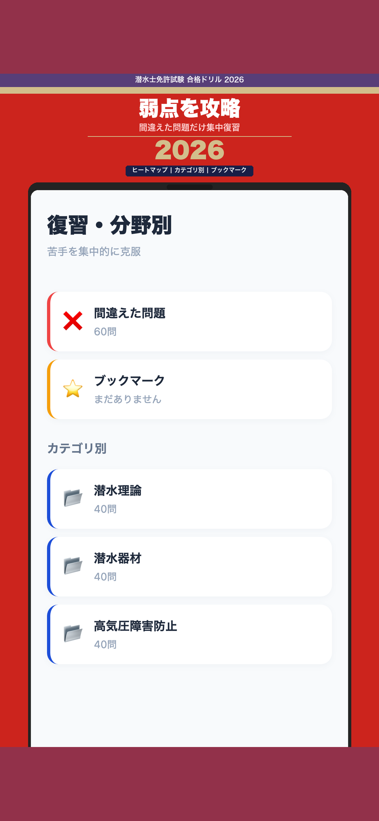 潜水士免許試験 合格ドリル screenshot 5