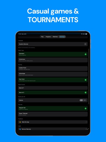 Padel Scoreboard: Bandeja iPad screenshot