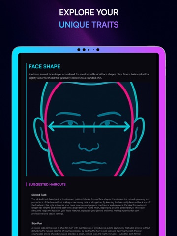 Model Face AI iPad screenshot